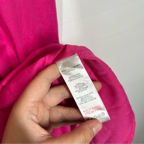 Jason Wu Pink Smocked Maxi Dress Size Large - Picture 10 of 10